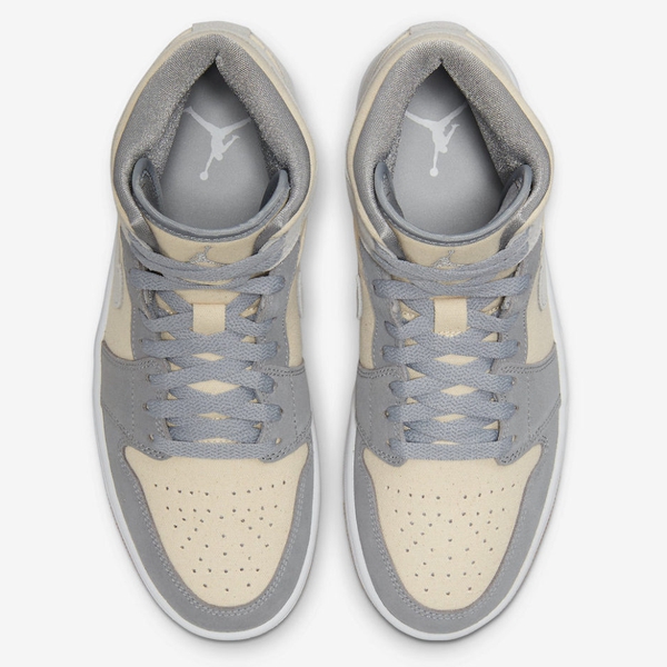 Nike Air Jordan 1 Mid Cream Grey